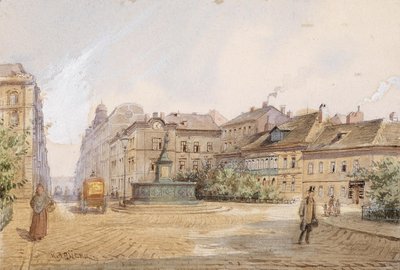 The ... Square in the ... District by Carl Wenzel Zajicek